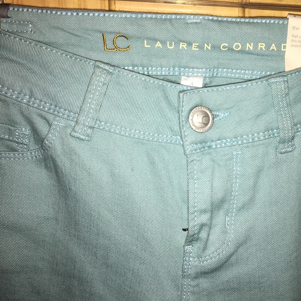 LC Lauren Conrad Sky Blue Denim slacks👖✨